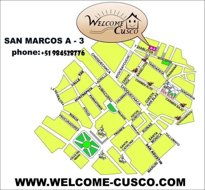 Welcome Cusco Hostel Zewnętrze zdjęcie